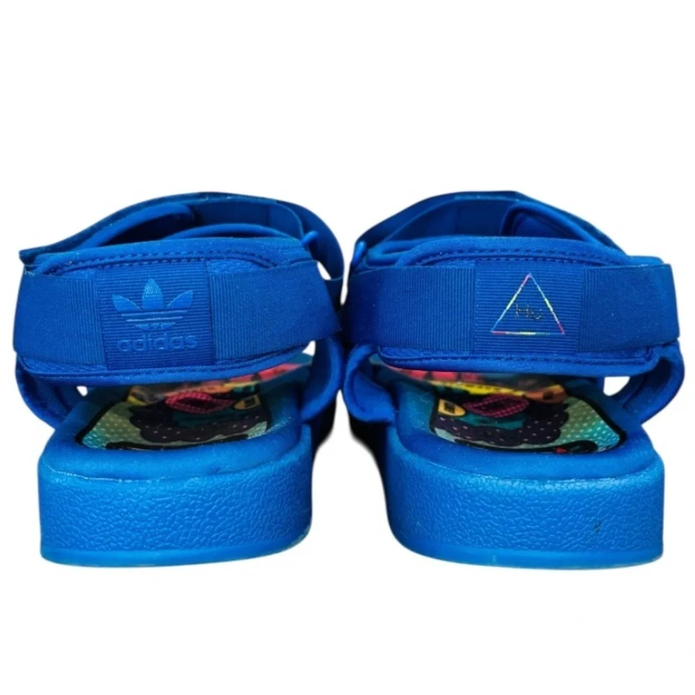 Adidas x Pharrell Adilette 2.0 Men’s Blue Colorway Sandals Size 13